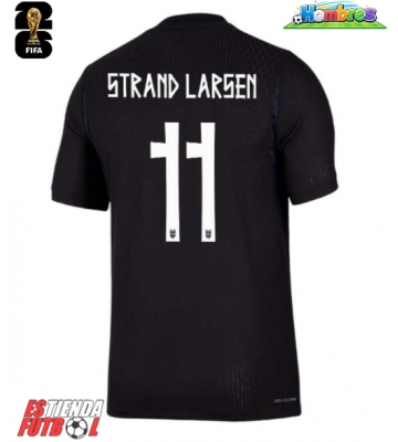 Noruega Jorgen Strand Larsen #11 Segunda Equipación Mundial 2026 Manga Corta